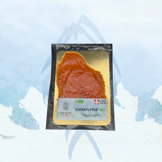 Saumon fumé BIO - 4 belles tranches - 160 g